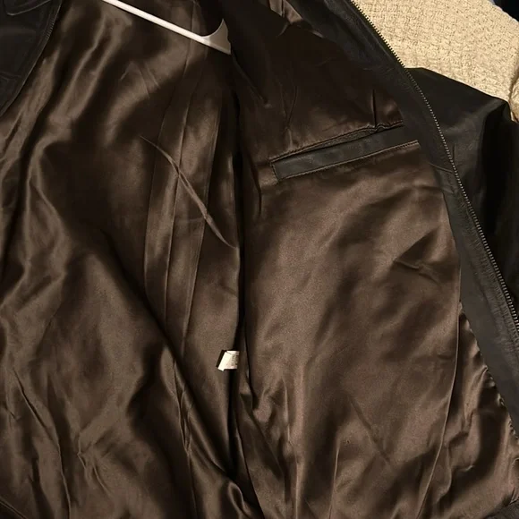 Mens Size 44 Leather Like Jacket - Picture 8 of 9
